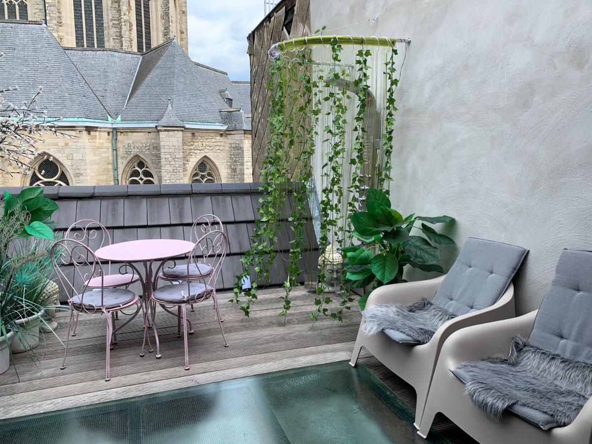 Wellness Loft With Sauna, Jacuzzi, Roof Terrace & Amazing View Apartman Antwerpen Kültér fotó