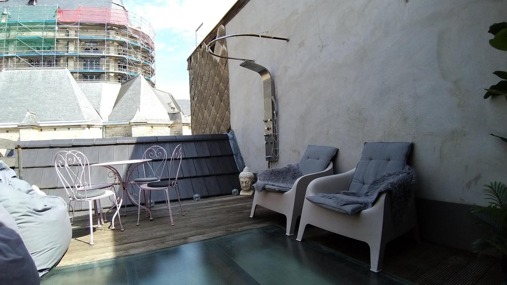 Wellness Loft With Sauna, Jacuzzi, Roof Terrace & Amazing View Apartman Antwerpen Kültér fotó