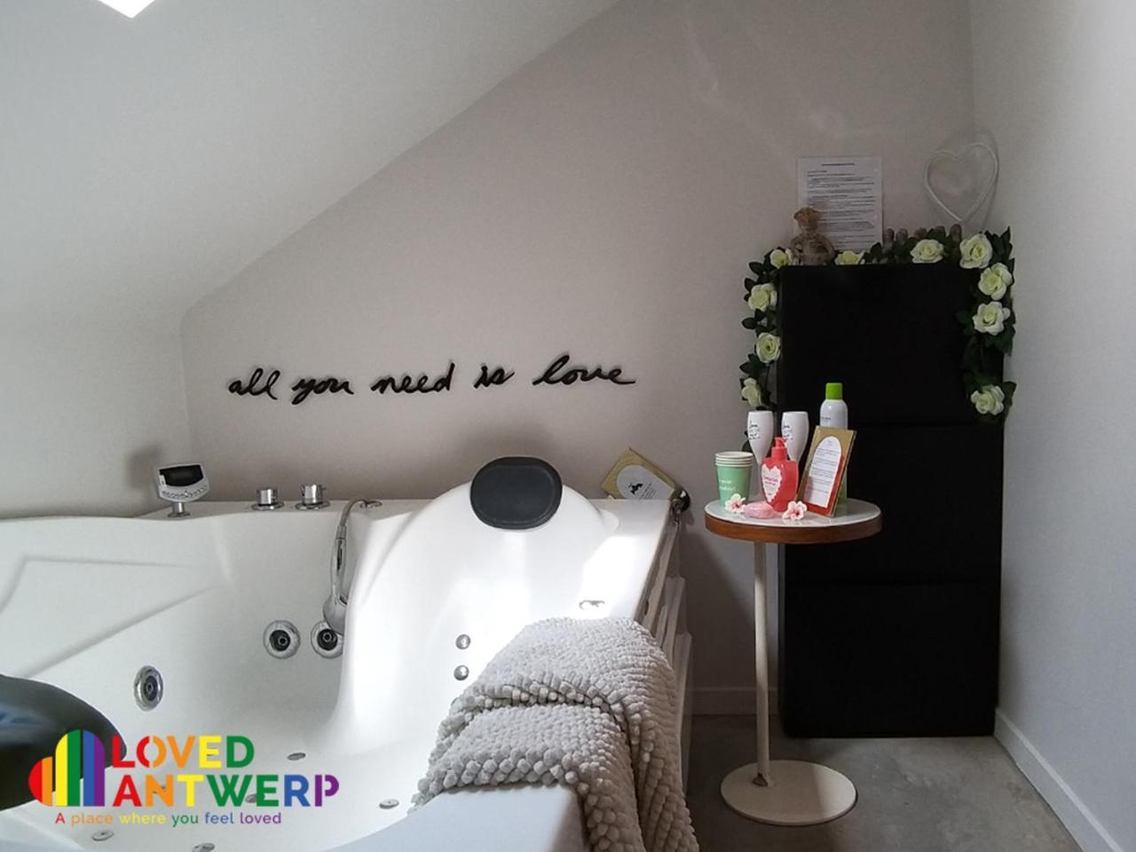 Wellness Loft With Sauna, Jacuzzi, Roof Terrace & Amazing View Apartman Antwerpen Kültér fotó