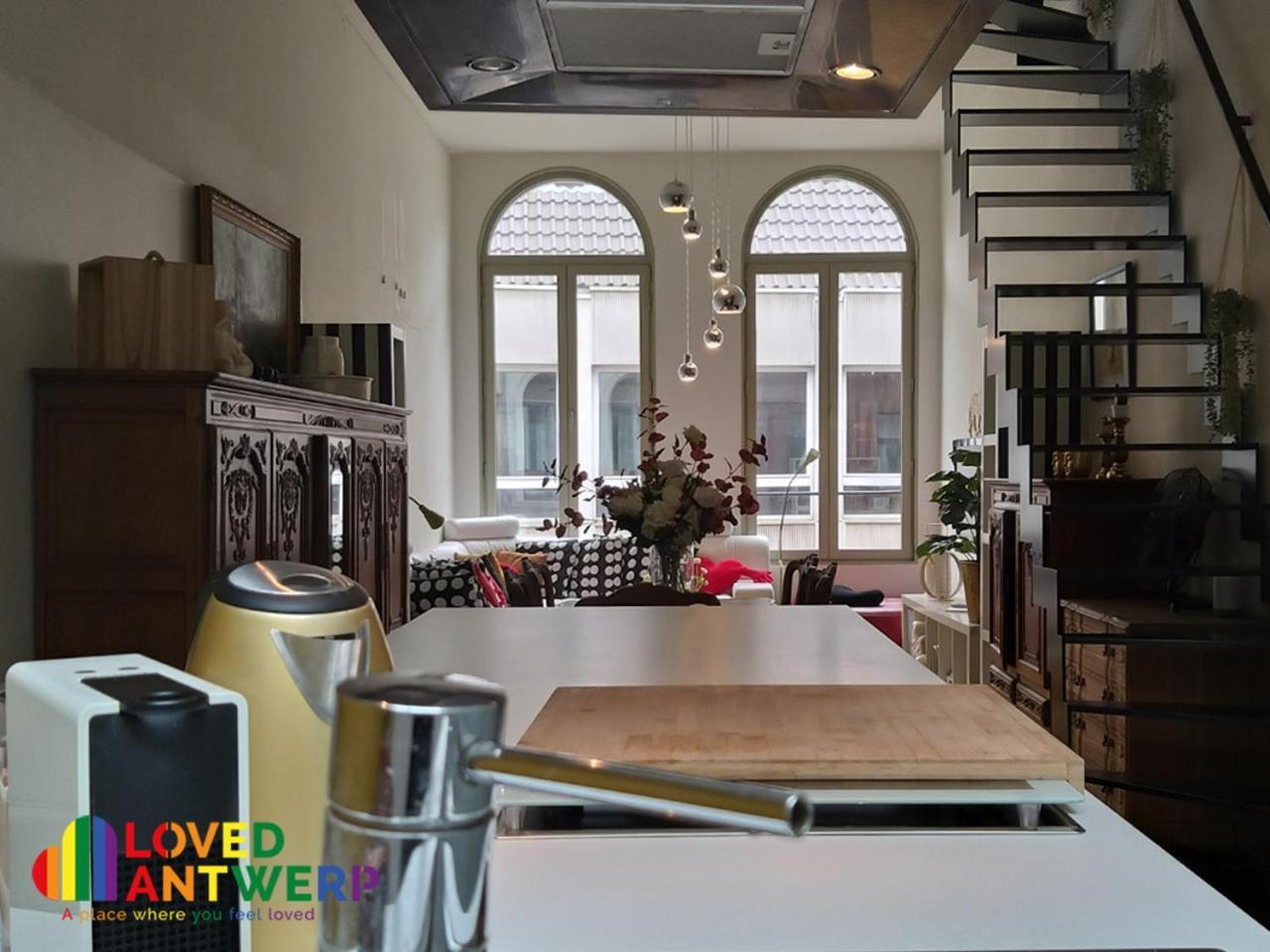Wellness Loft With Sauna, Jacuzzi, Roof Terrace & Amazing View Apartman Antwerpen Kültér fotó