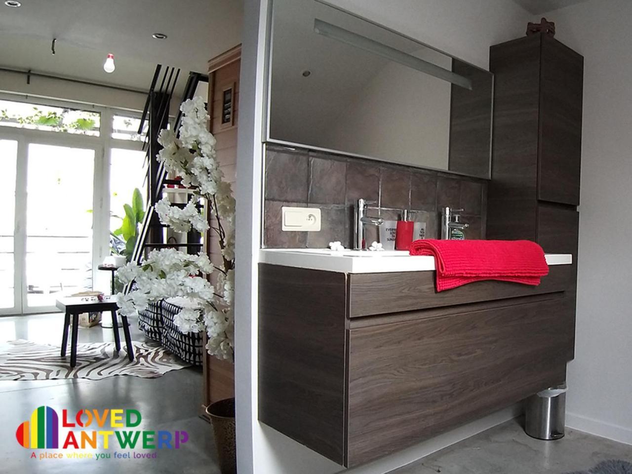 Wellness Loft With Sauna, Jacuzzi, Roof Terrace & Amazing View Apartman Antwerpen Kültér fotó