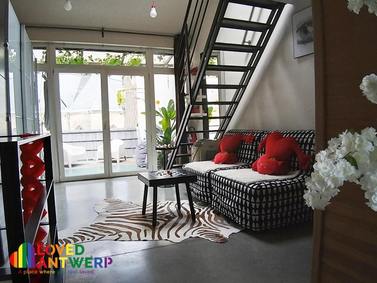 Wellness Loft With Sauna, Jacuzzi, Roof Terrace & Amazing View Apartman Antwerpen Kültér fotó